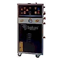 Buharlı Oto Yıkama Makinası Çift Tabancalı 30 Lt - Bakaş Makina