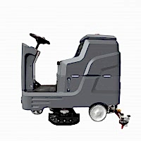 Bakaş BS-C90B Sürücülü Şarjlı Zemin Temizleme Makinesi